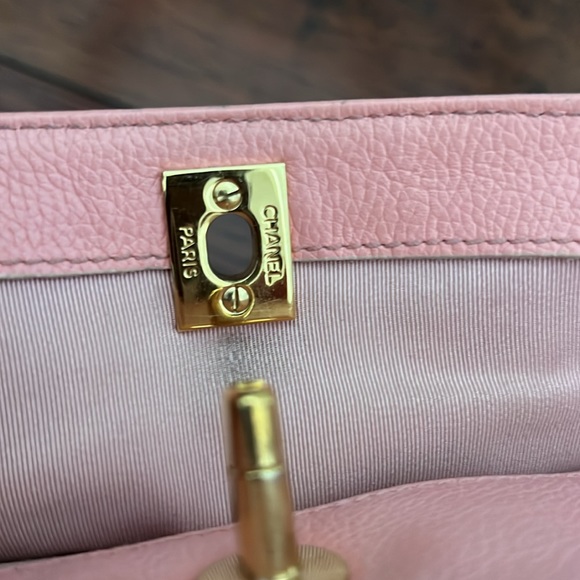 Auth Chanel Executive Tote Shoulder Bag Pink - Picture 10 of 16